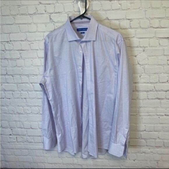 Vince camuto purple button down 16.5 - Picture 1 of 9